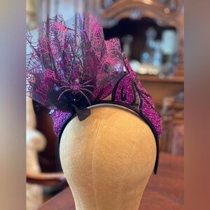 Halloween Fascinator. Handcrafted, fun party hat.
